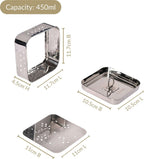 Stainless Steel Paneer Maker Mould with Press Lid | 450ml