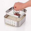 Stainless Steel Paneer Maker Mould with Press Lid | 450ml
